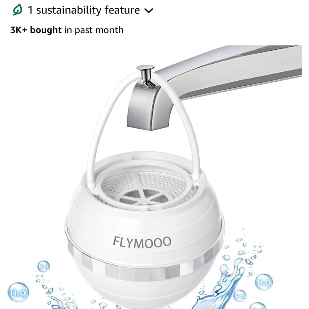 White Bath Filter